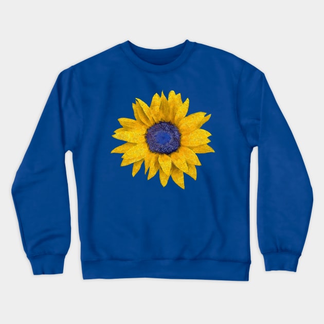 Sunflower Crewneck Sweatshirt by CatyArte
